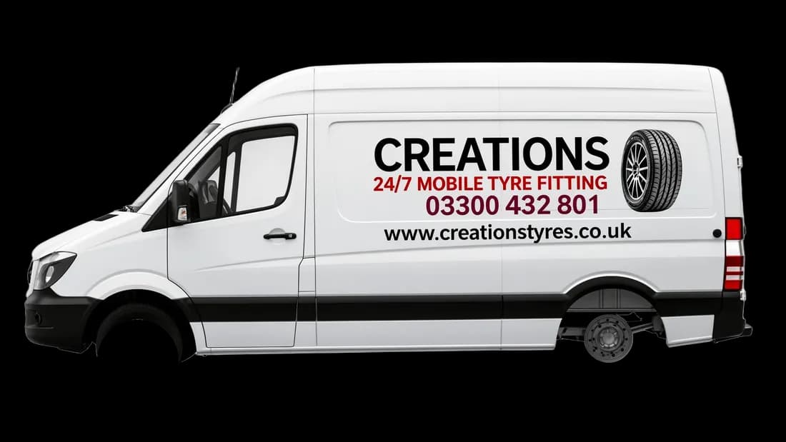 Creations Mobile Tyres van